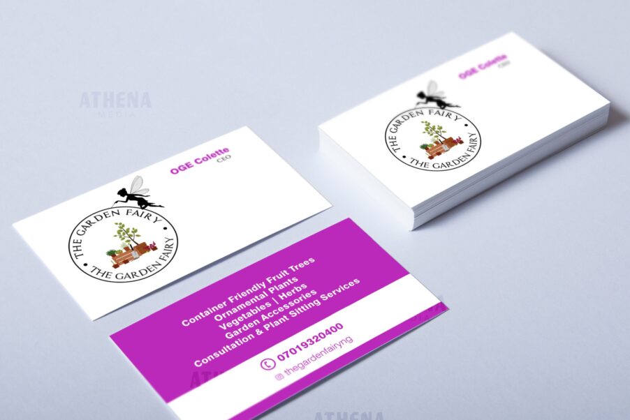 Biz Card Garden Fairy Biz Card Garden Fairy